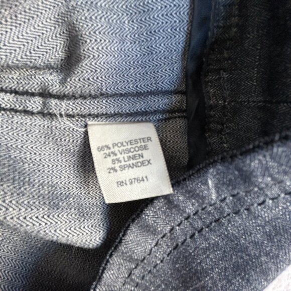 J. Jill Womens Stretch Jacket Small Petite Gray Linen Blend Pockets Lightweight - Picture 5 of 10